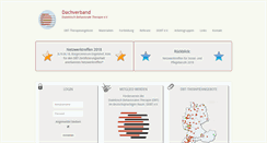 Desktop Screenshot of dachverband-dbt.de